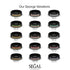 Black Titanium Emerald Ring - George No. 6